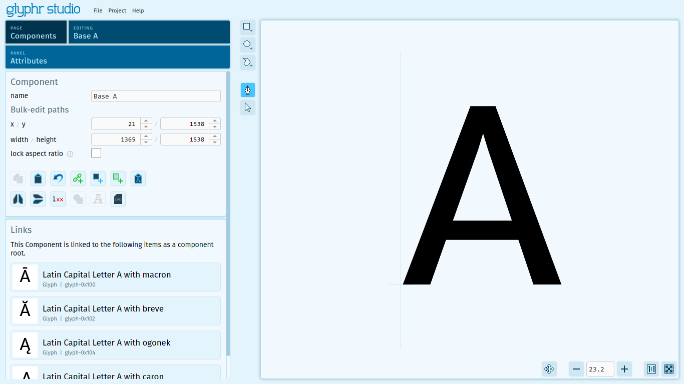 Components page